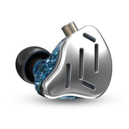 Наушники KZ ZAX с микрофоном (серебристый)