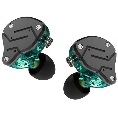 Наушники KZ Acoustics ZSN с микрофоном (зеленый)