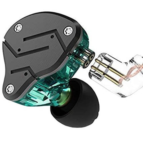 Наушники KZ Acoustics ZSN с микрофоном (зеленый)