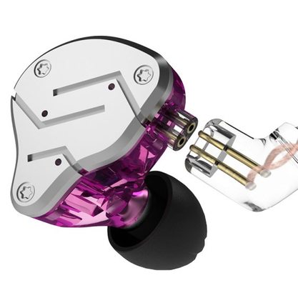 Наушники KZ Acoustics ZSN без микрофона (фиолетовый)