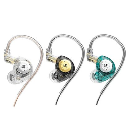 Наушники KZ EDX Pro с микрофоном (прозрачный)