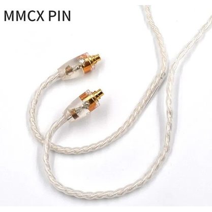 Беспроводные наушники KZ Acoustics Lightning silver cable MMCX