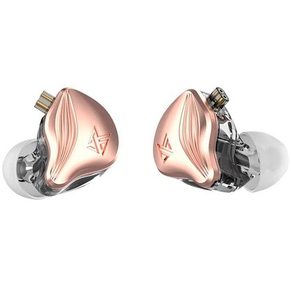 Наушники KZ Acoustics ZEX с микрофоном (розовый)