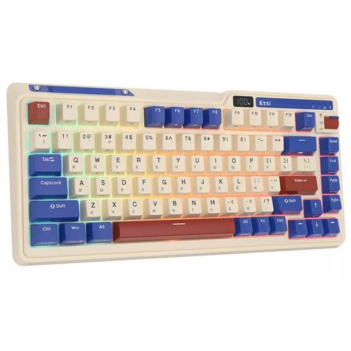 Игровая клавиатура KZZI K75 Pro Rhine Moment Linear Switch (RU)