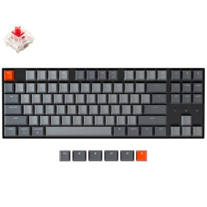 Игровая клавиатура Keychron K8 RGB TKL (Red Switch) RU