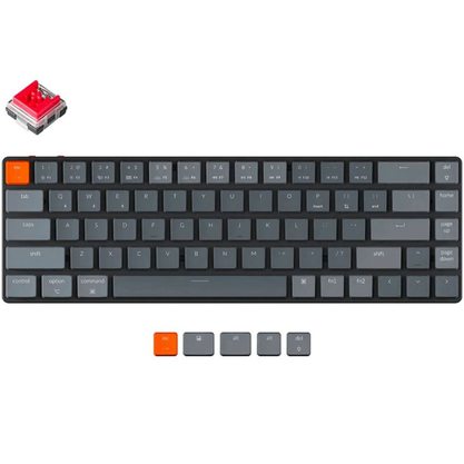Игровая клавиатура Keychron K7 White LED Red