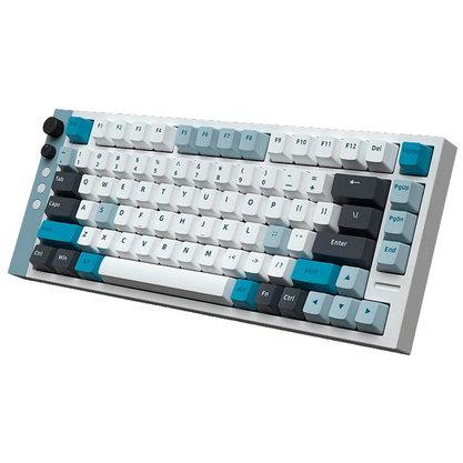 Игровая клавиатура Lamzu Jet75 (беллый/голубой)