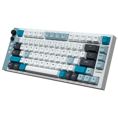 Игровая клавиатура Lamzu Jet75 (беллый/голубой)