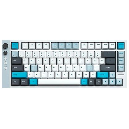 Игровая клавиатура Lamzu Jet75 (беллый/голубой)
