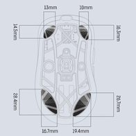 Накладки для мыши Lamzu Thorn Mouse Glass Skates