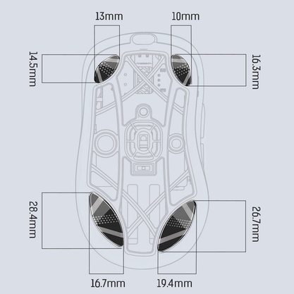Накладки для мыши Lamzu Thorn Mouse Glass Skates
