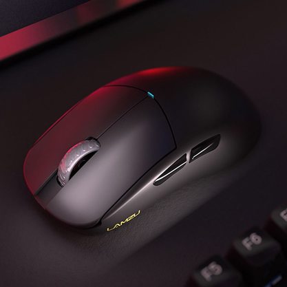 Игровая мышка Lamzu Atlantis Mini 4K Wireless Superlight Charcoal (черный)