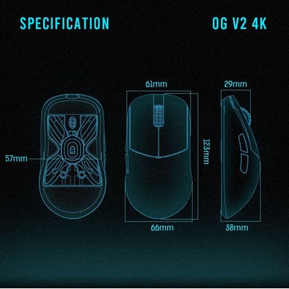 Игровая мышка Lamzu Atlantis V2 Pro (белый)