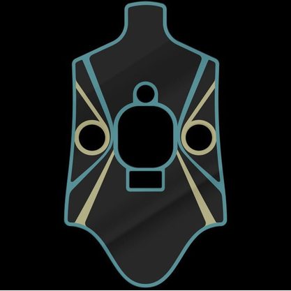 Наклейка от пыли Lamzu Maya Anti-dust Sticker (циан)