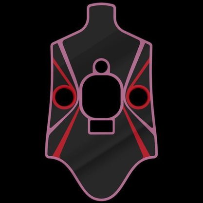 Наклейка от пыли Lamzu Maya Anti-dust Sticker (красный)