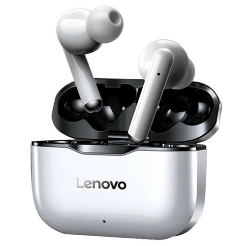 Беспроводные наушники Lenovo LP1 (белый с черным)