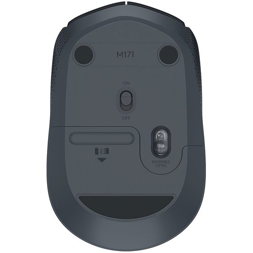 Мышка офисная Logitech M171 (черный/серый)