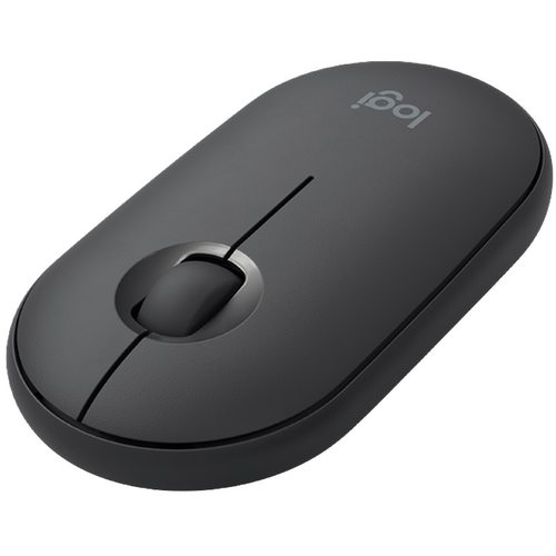 Мышка офисная Logitech M350 Pebble Graphite (черный)