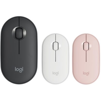 Мышка офисная Logitech M350 Pebble Graphite (черный)