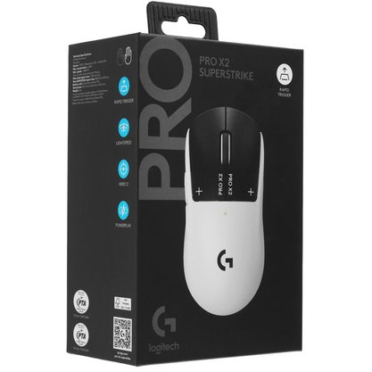 Игровая мышка Logitech Pro X2 Superstrike (серый/черный)