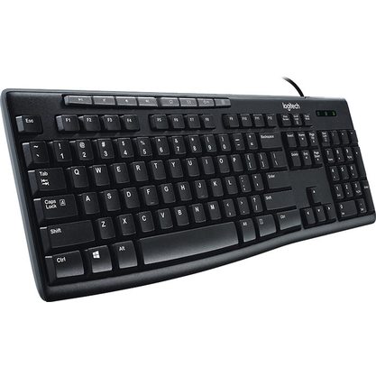 Клавиатура офисная Logitech K200