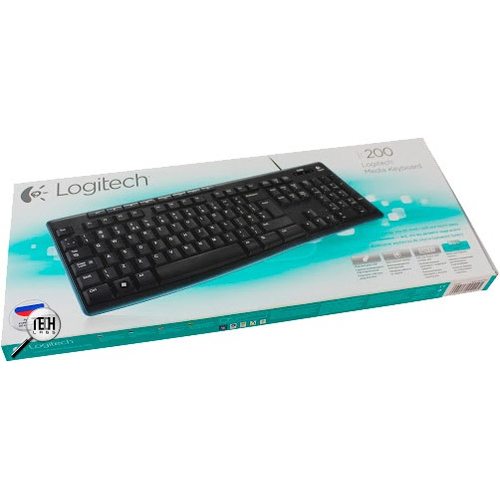 Клавиатура офисная Logitech K200