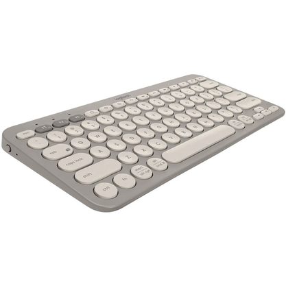 Клавиатура офисная Logitech K380 Multi-Device Sand (песочный)