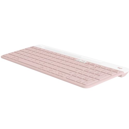Клавиатура офисная Logitech K580 (розовый)