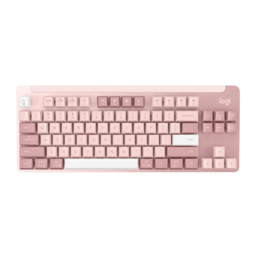 Клавиатура офисная Logitech K855 Red Switch (розовый)