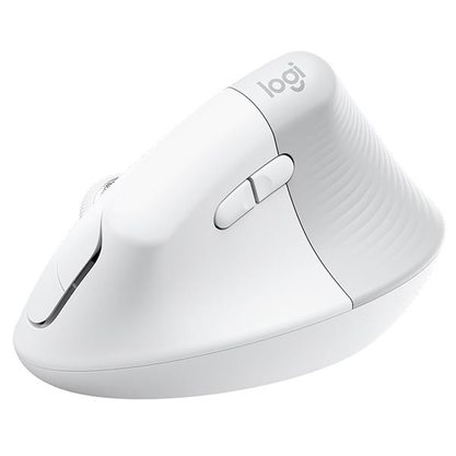 Мышка офисная Logitech Lift для правшей (белый)