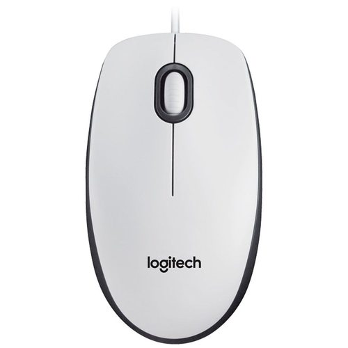 Мышка офисная Logitech M100R (белый)