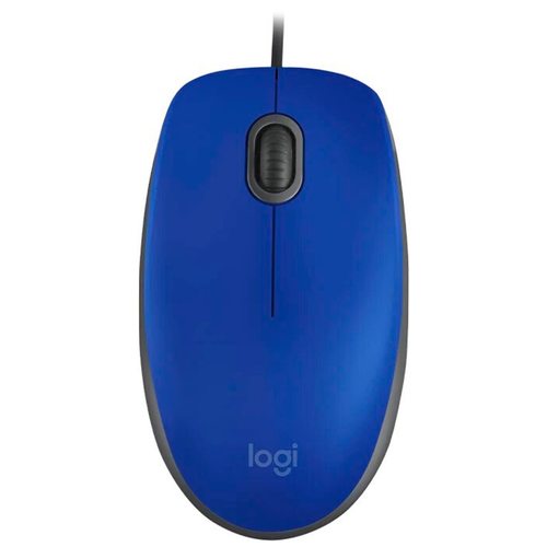 Мышка офисная Logitech M110 Silent (синий)