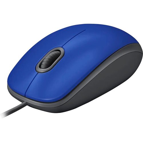Мышка офисная Logitech M110 Silent (синий)