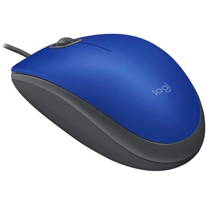 Мышка офисная Logitech M110 Silent (синий)