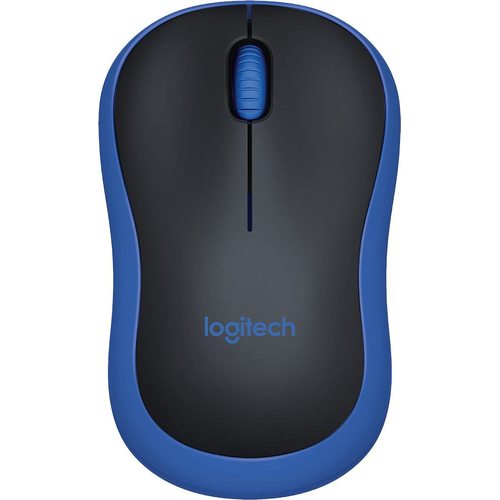 Мышка офисная Logitech M185 (синий)
