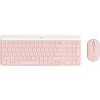 Клавиатура + мышь Logitech MK470 (розовый)