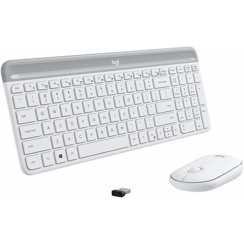 Набор периферии Клавиатура + мышь Logitech MK470 (белый)