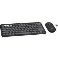 Клавиатура + мышь Logitech PEBBLE 2 COMBO (черный)