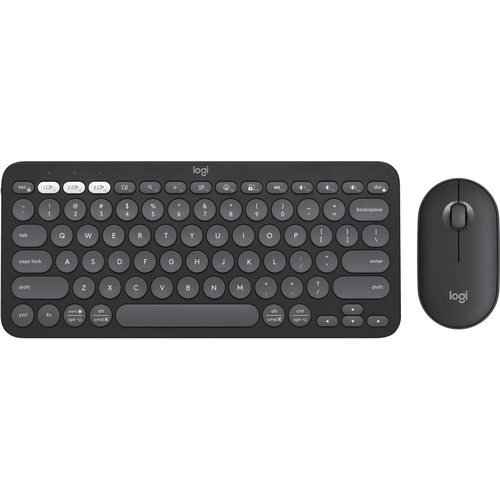 Набор периферии Клавиатура + мышь Logitech PEBBLE 2 COMBO (черный)