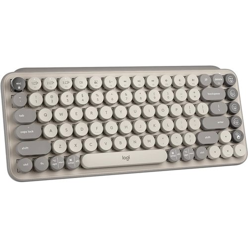 Клавиатура офисная Logitech POP Keys Mist (песочный)
