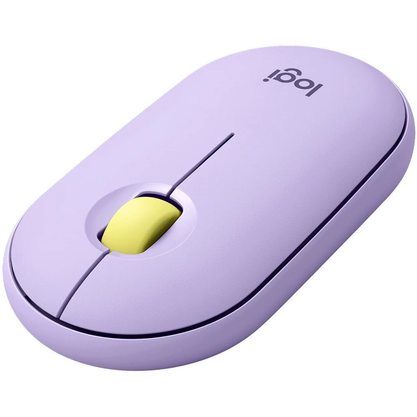 Мышка офисная Logitech M350 Pebble Lavender Lemonade (лавандовый)