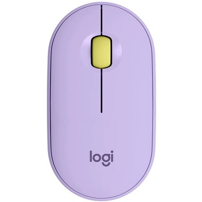 Мышка офисная Logitech M350 Pebble Lavender Lemonade (лавандовый)