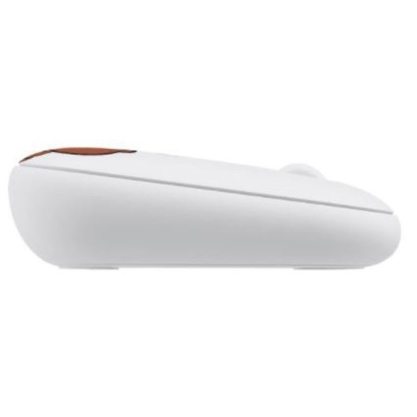 Мышка офисная Logitech M350 Pebble Line Friends Brown (белый)