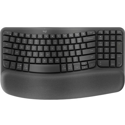 Клавиатура офисная Logitech Wave Keys (черный)