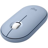 Клавиатура + мышь Logitech PEBBLE 2 COMBO (голубой)