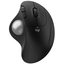 Мышка офисная  Logitech Ergo M575S (черный, серебристый шарик)