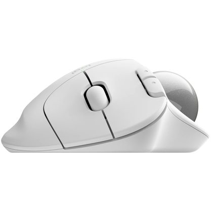 Мышка офисная  Logitech Ergo M575S (белый, серебристый шарик)