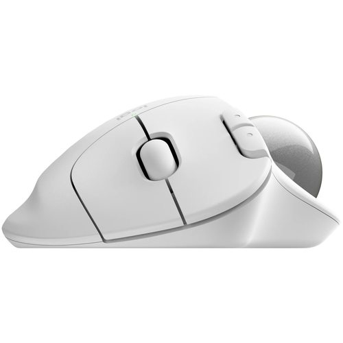 Мышка офисная  Logitech Ergo M575S (белый, серебристый шарик)
