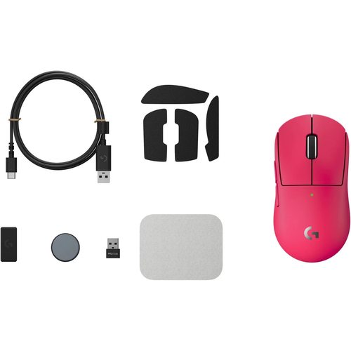 Игровая мышка Logitech Pro X Superlight 2c (розовый)