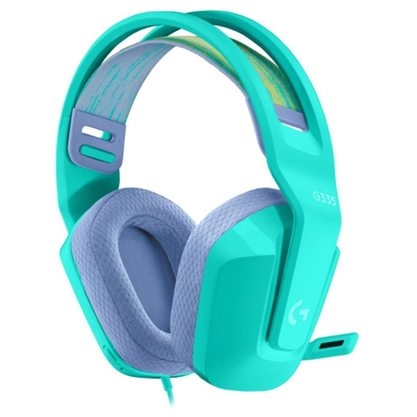 Игровые наушники Logitech G335 (мятный)